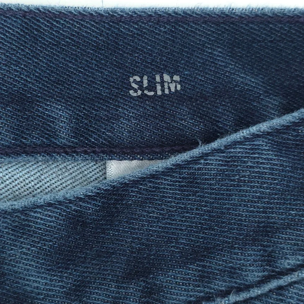 Banana Republic The Traveler Mens Slim Jeans 32x30 Dark Blue Stretch Denim